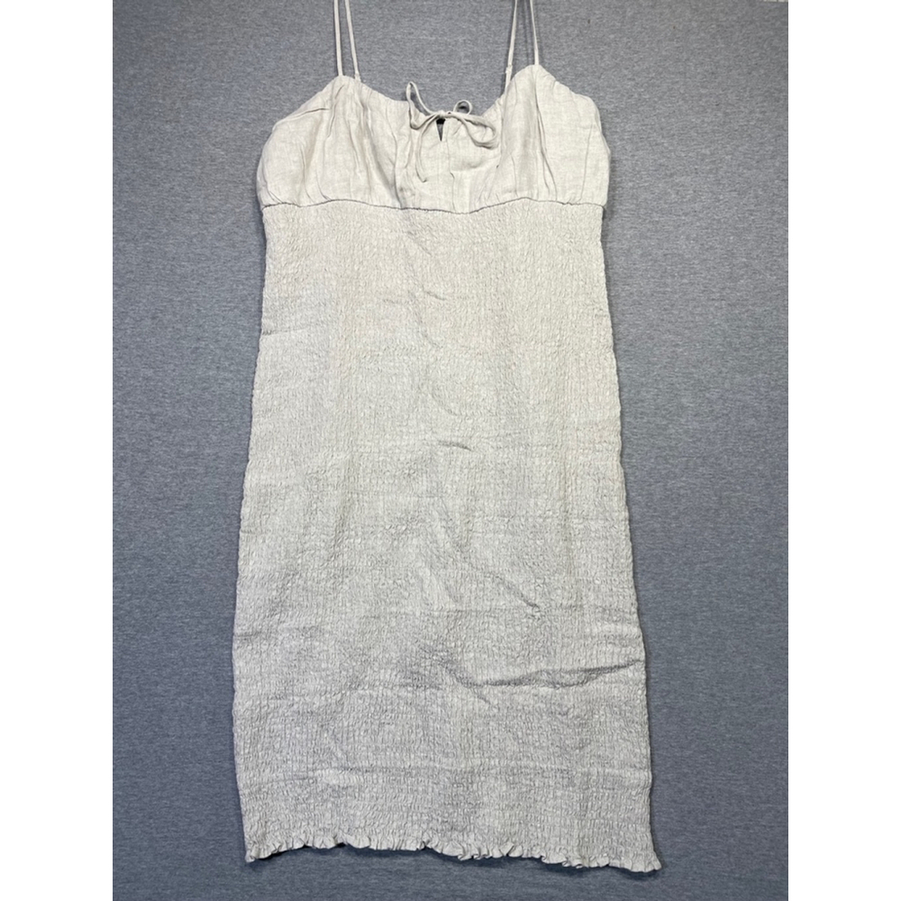 Women's Linen Midi J.Crew Dress, Size 20, Beige